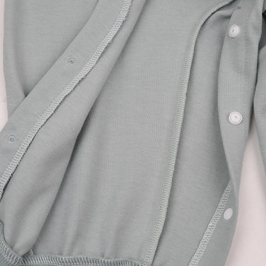 棉果果春季新品商场同款男童撞色拼接卡通纯棉假两件对开连体衣M112722225131 商品图3