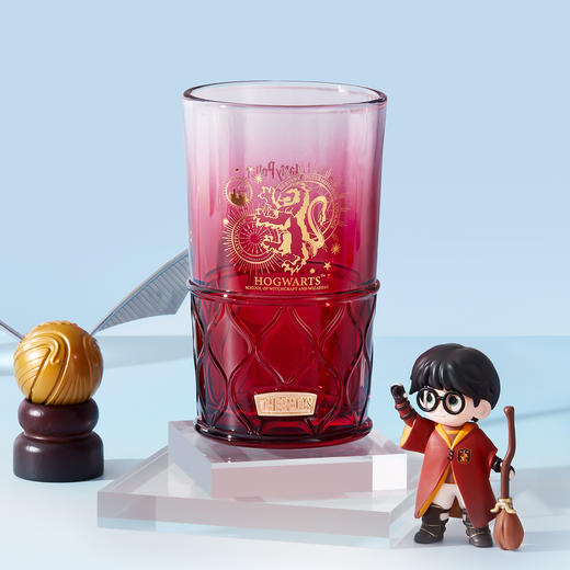 膳魔师x哈利波特钠钙钢化工艺桌面红色玻璃杯（格兰芬多学院）430ml 商品图0