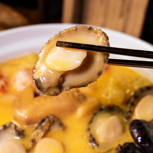 【海鲜精选】东山岛鲍鱼花胶鸡 选用散养走地鸡 6斤珍鲜十二小时熬制 无香精 无色素 肉质鲜嫩 嚼劲十足 醇厚鲜滑 商品图6