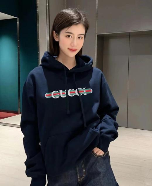 G家 白G红条连帽卫衣（JN） 商品图1