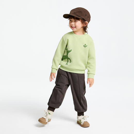 男童全腰针织单裤春季新款安奈儿童装实体店同款XB516536 商品图3