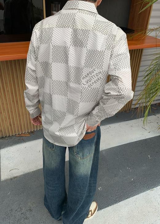 驴家 素色大方格衬衫（JN） 商品图3