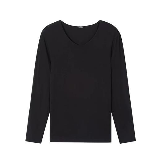 安莉芳旗下IVU男士秋季薄款V领暖肤衣上装舒适修身打底衫UD00123 商品图1