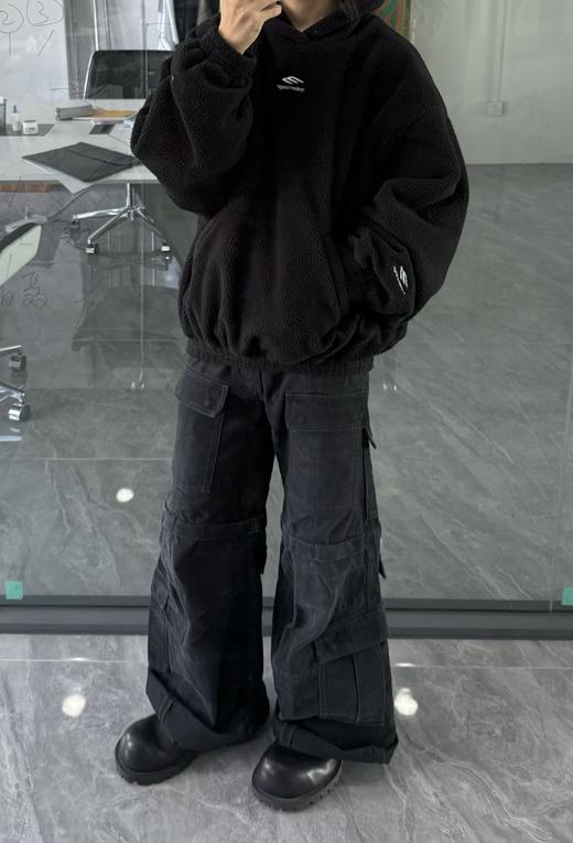 B家 斜M泰迪连帽卫衣（JN） 商品图3