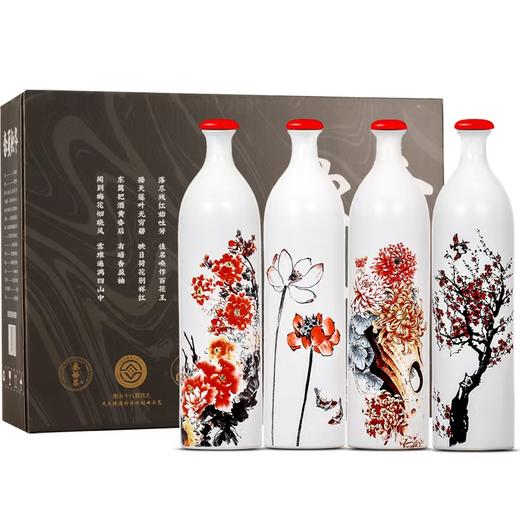 [春夏秋冬]42度4瓶-泰裕昌浓香型白酒礼盒酒水礼品酒整箱500ml*4瓶 商品图5