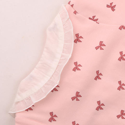 棉果果春季新品商场同款女童纯棉满印对开连体衣M122722225080 商品图5