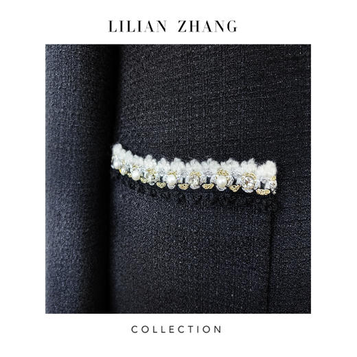 C-“定制”——“香氛佳人”——精奢风——婉约H型轻奢连衣裙  2401203 商品图1