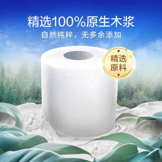 【官方包邮】维达蓝色经典卫卷4层180克×10卷 商品图6