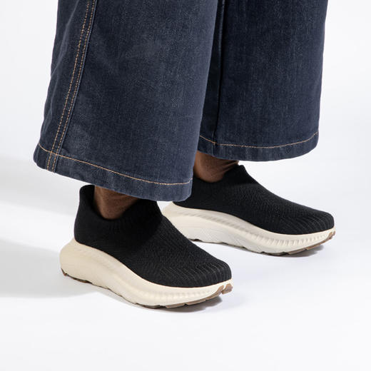 【加绒保暖 防泼水】WayneFlex韦恩 男女款一脚蹬羊毛混纺飞织鞋 WF3128（工作日72小时发货） 商品图11