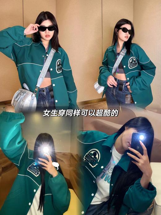 驴家 复古绿茄克外套（JN） 商品图0