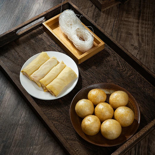 【锅汇食材】老上海特产双档黑猪肉百叶包160g×4盒 油面筋塞肉熟食小吃 商品图4