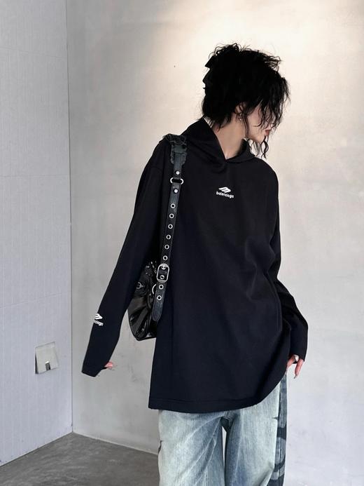 B家 白标刺绣连帽长袖（JN） 商品图3