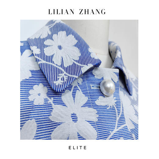 E-定制—收藏级——“时尚轮回”——轻奢风——Aline提花中长风衣 2407005 商品图2
