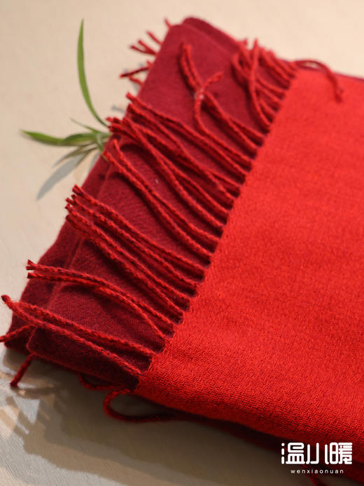 一抹「东方红」 不变「中国色」 红围巾（23815008） 商品图7