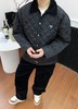 P家 秋冬新款 翻领菱格拼接棉服外套（JN） 商品缩略图0