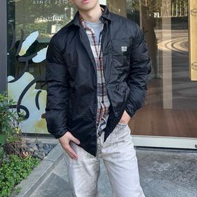 MIU家 暗纹满印 羽绒衬衫外套（JN）