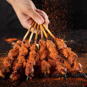 桥头香辣烧烤撒料干碟火锅蘸料辣椒面烤肉炸串调料100g /粮油调味 /调味品 /火锅底料/蘸料 商品图1