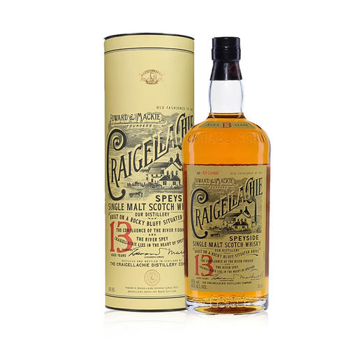 【行货】苏格兰 克莱嘉赫 13年 斯贝塞 单一麦芽威士忌 商品图0