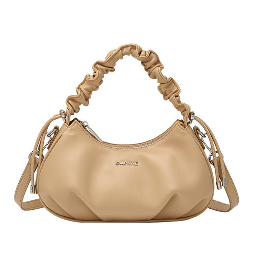 【达芙妮】小香风腋下云朵包DFN10258杏色 商品图9