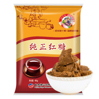京糖红糖 纯正红糖408g【一级】中华老字号 女士伴侣 烘焙冲饮烹饪 /粮油调味 /调味品 /糖 商品图5