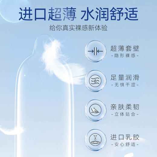 杰士邦超薄精选四合一避孕套 商品图3