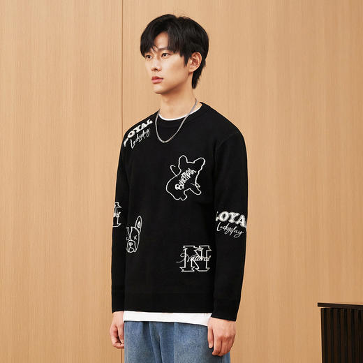 gxg.jeans男装冬季热卖圆领线衫JEX12001744 商品图1