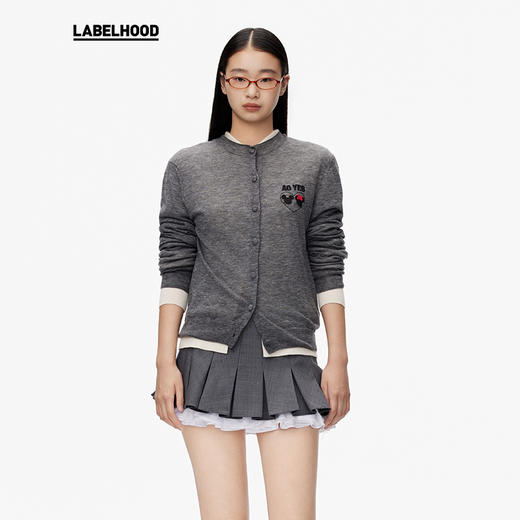 【AO YES x LABELHOOD】蕾虎米奇趣见真我爱心针织衫春夏新款 商品图0