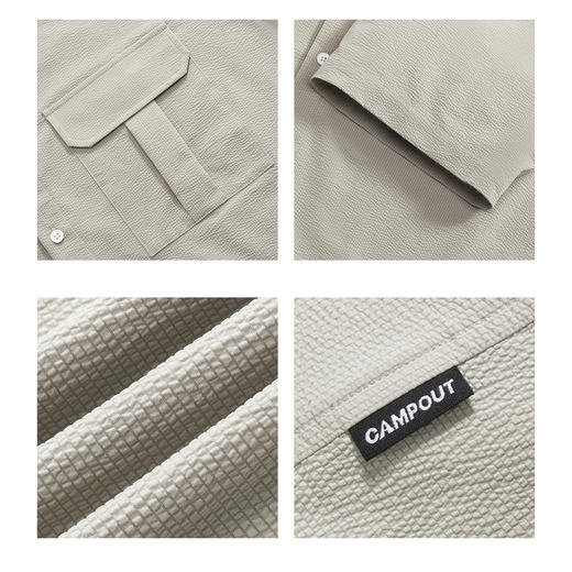 gxg.jeans男装夏季休闲翻领短袖衬衫JEX12301352 商品图3