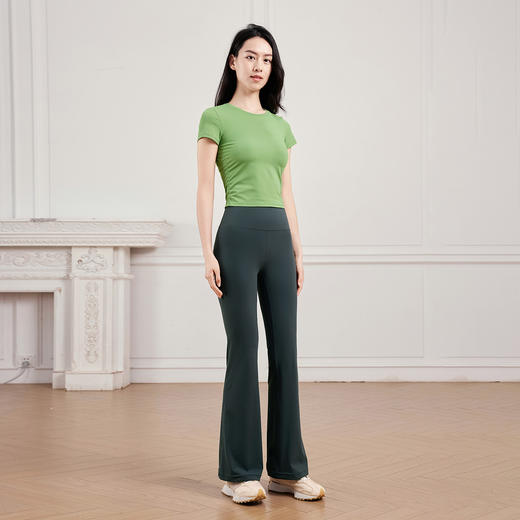 FA902优美简约喇叭九分裤 商品图4