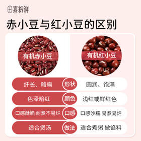 田喜粮鲜有机赤小豆 长粒赤豆  五谷杂粮 东北粗粮 粥米伴侣 薏米搭档450g /粮油调味 /杂粮 /杂豆类