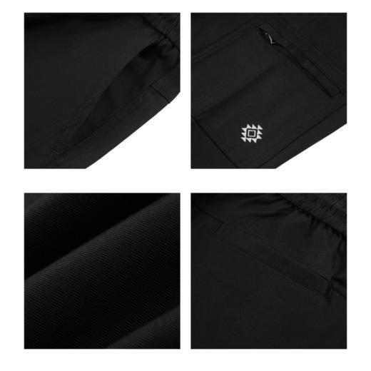 gxg.jeans男装夏季舒适黑色收口长裤束脚裤 简约时尚好搭休闲裤JE1020288D 商品图3