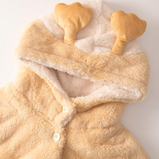 洁丽雅新款正品半边绒家居服甜美少女柔软舒适蓄热保暖睡衣套装女 商品图7