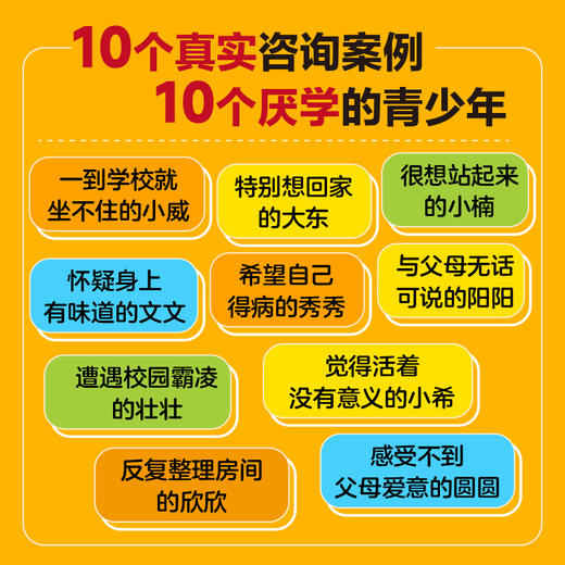 我的孩子为什么不想上学：青少年厌学的真相 真实咨询案例 了解孩子厌学 真相 摆脱厌学状态 商品图2