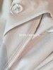 "论一件风衣的含金量 " 内里全包边抗皱工艺一流天丝棉双排扣风衣 茶白色 商品缩略图7