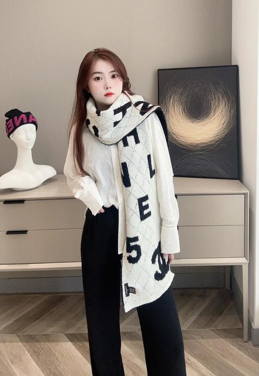 香奈儿五号羊绒围巾（CB） 商品图0