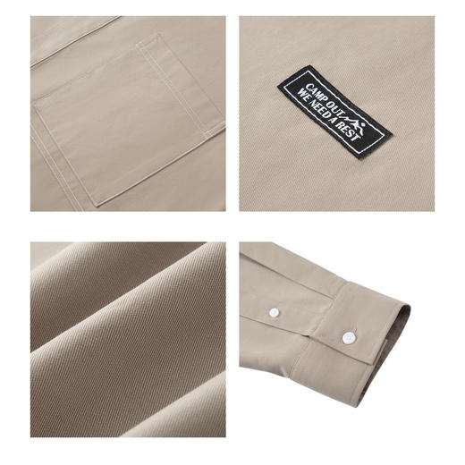 gxg.jeans男装春季简约翻领长袖衬衫JFX10301771 商品图3