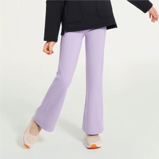 【春上新】8楼moodytiger女童紧身裤24秋冬保暖抓绒微喇裤弹力运动裤| 小暖阳  吊牌价：398 商品图1