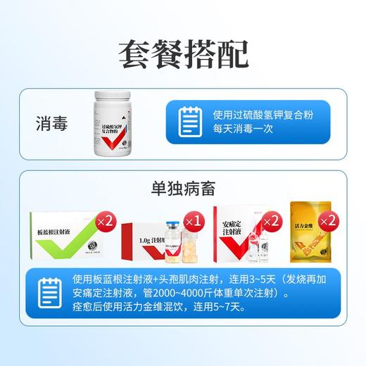兽用牛羊结节康全身疙瘩起痘口蹄溃烂消瘦反刍动物孕畜可用 商品图6