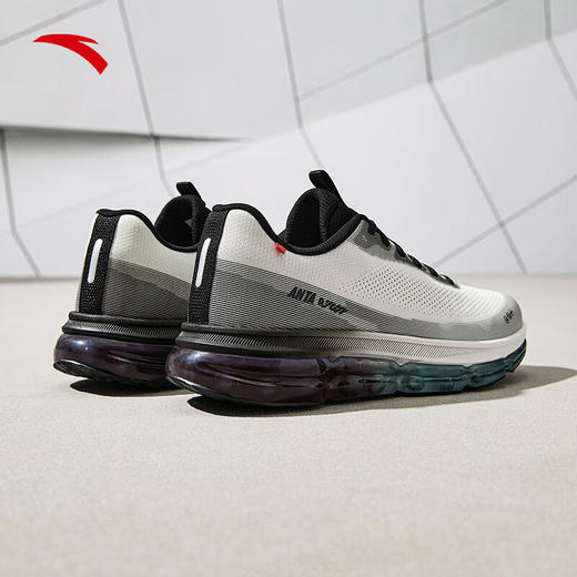 安踏弹力胶丨运动鞋男软底缓震舒适跑步鞋子男防泼水跑鞋112515501 商品图4