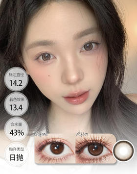 微扩瞳 WINNI系 可可拿铁 日抛
