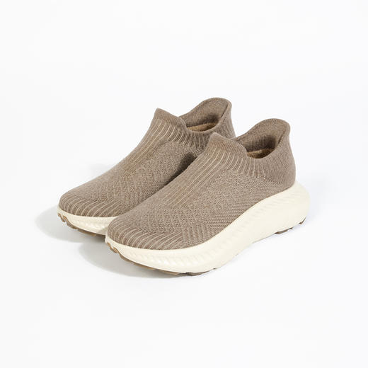 【加绒保暖 防泼水】WayneFlex韦恩 男女款一脚蹬羊毛混纺飞织鞋 WF3128（工作日72小时发货） 商品图7