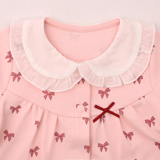 棉果果春季新品商场同款女童纯棉满印对开连体衣M122722225080 商品图2