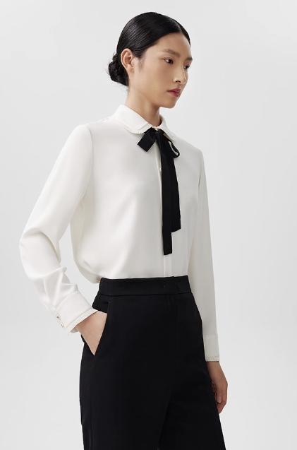 朗姿通勤白衬衫LCEK02WBL125W21 商品图2