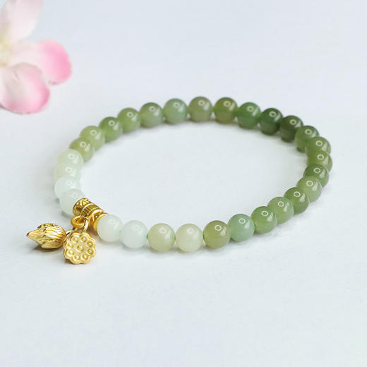 和田玉渐变手串【配礼品袋】 商品图0