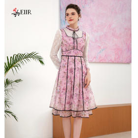 司歌蕾丝连衣裙宫廷复古长袖秋A901300X