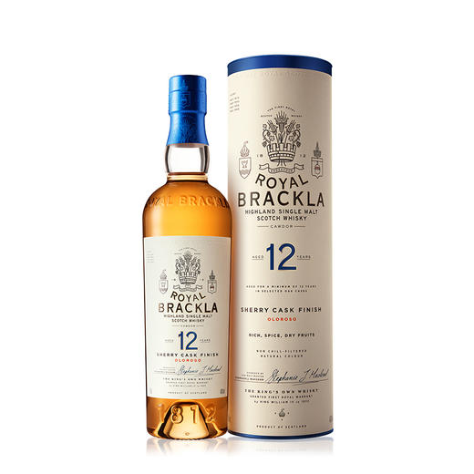 【行货】苏格兰皇家布莱克拉12年高地单一麦芽威士忌 雪莉桶版 商品图0