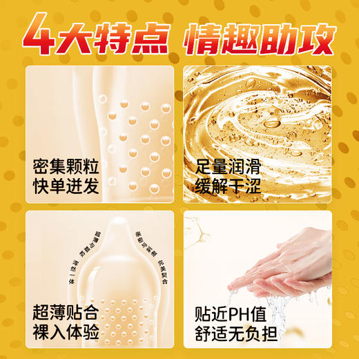第六感G点大颗粒避孕套 商品图2