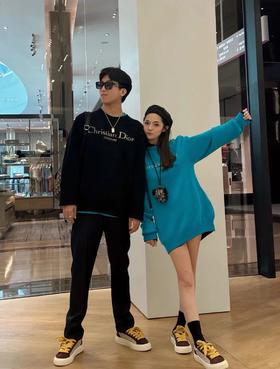 D家 克里斯拉绒提花圆领毛衣（JN）