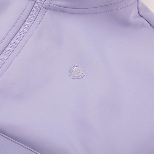 水孩儿童装春季新款女童运动外套儿童抑菌高弹力上衣半高领长袖拉链衫 商品图2