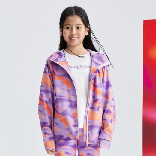 【春上新】8楼moodytiger儿童外套25春新年款户外加绒拒水厚连帽衫 商品图0